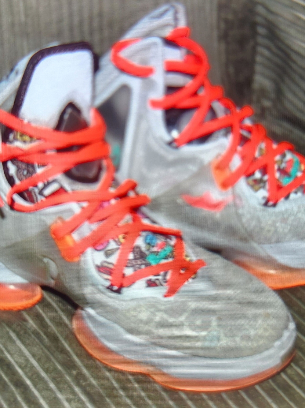 Mens Size 11 Nike LeBron 19 'Fast Food' Basketball Sneakers